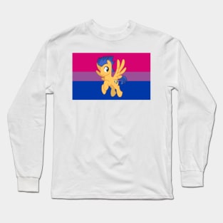 bisexual pride Flash Sentry Long Sleeve T-Shirt